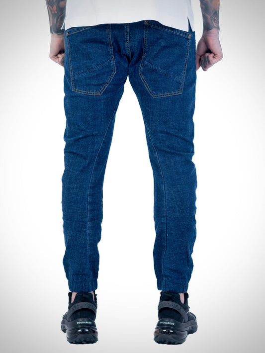 Παντελόνι Jean Scapegrace Slim Fit Λάστιχο - Μπλε