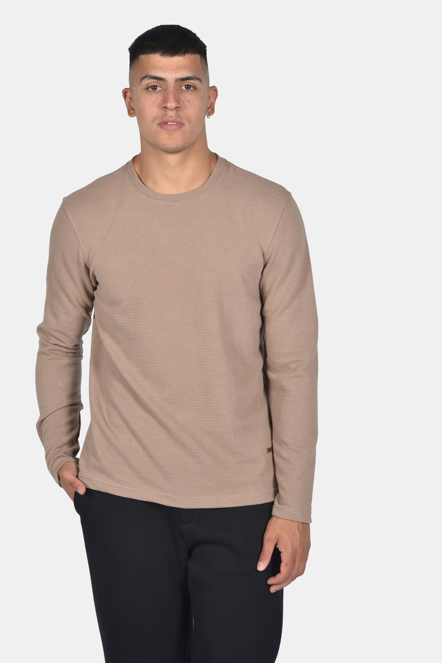 Μπλούζα Μακρυμάνικη Clever - Καφέ