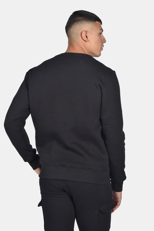 Μπλούζα Φούτερ Clever - Μαύρη