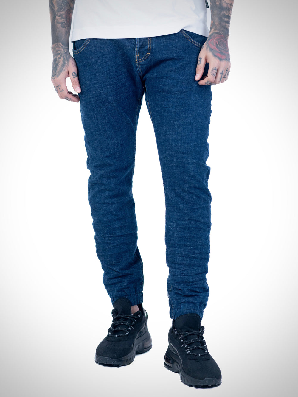 Παντελόνι Jean Scapegrace Slim Fit Λάστιχο - Μπλε