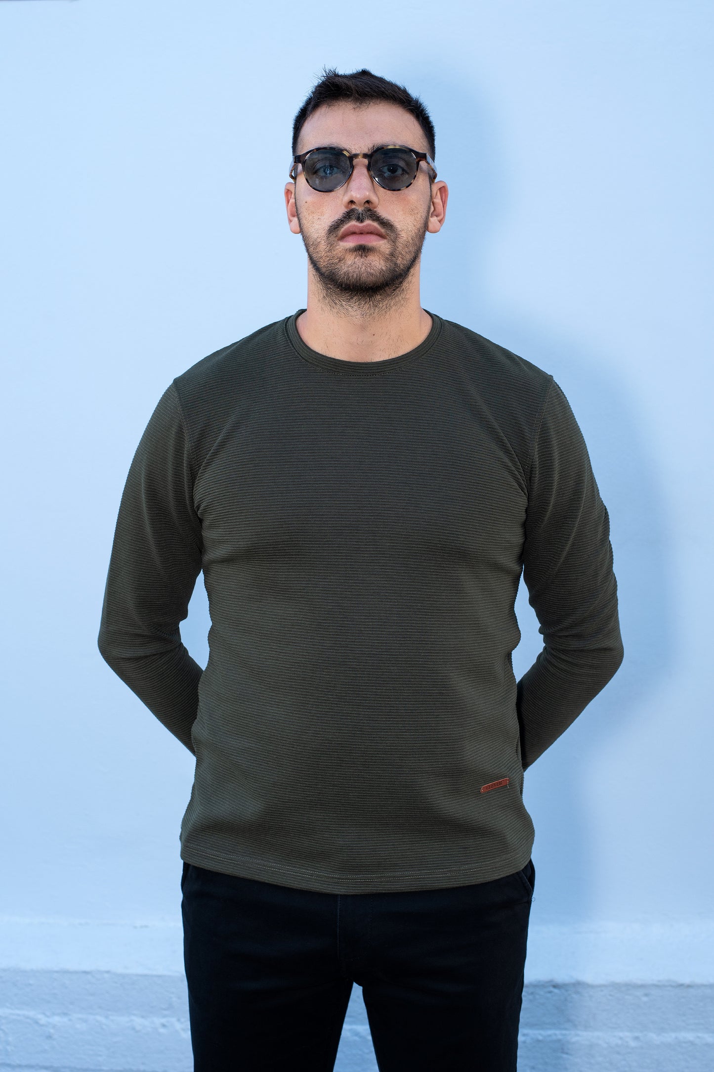 Μπλούζα Μακρυμάνικη Clever - Χακί