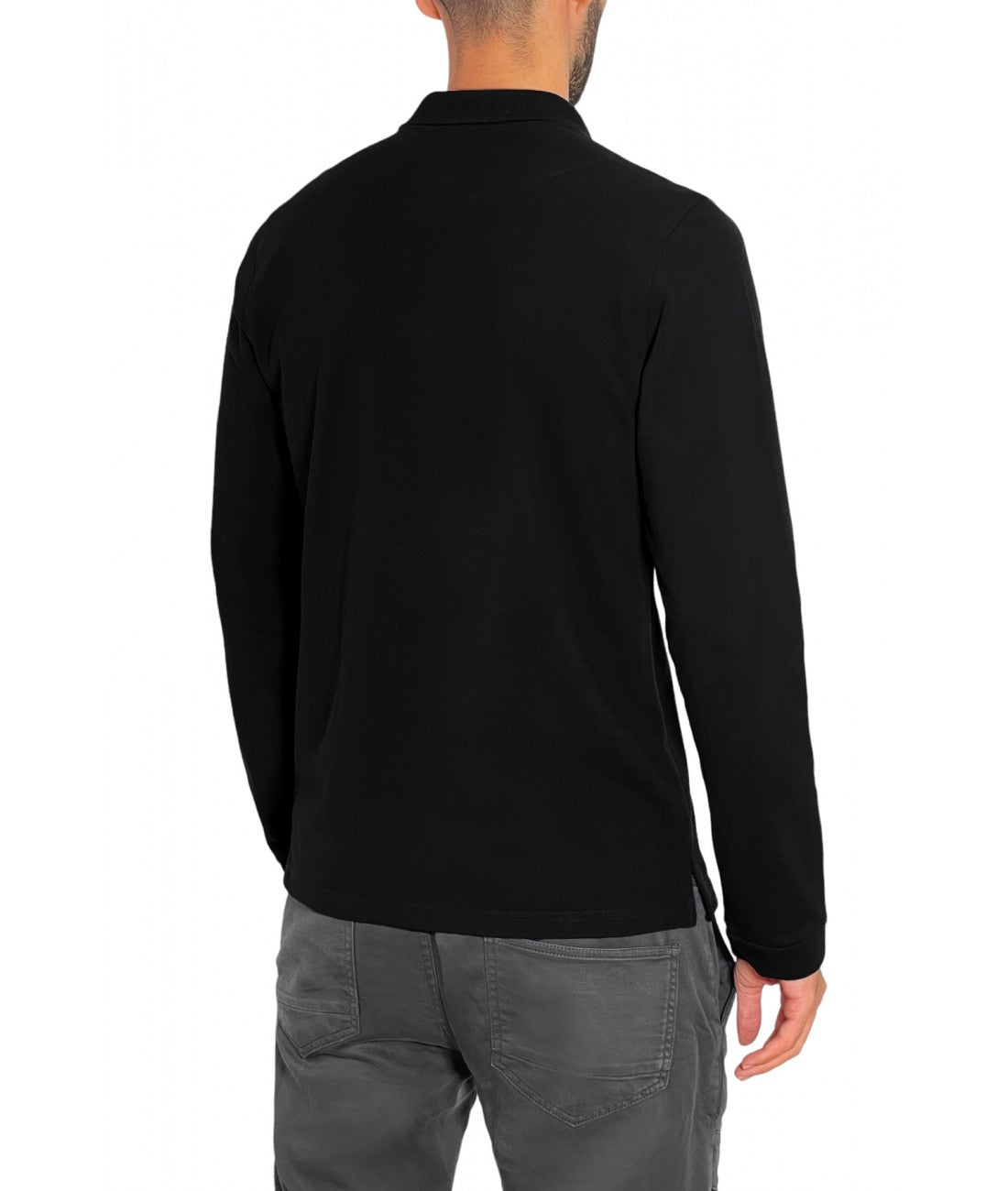3GUYS Ανδρική Πόλο Μπλούζα - Μαύρο