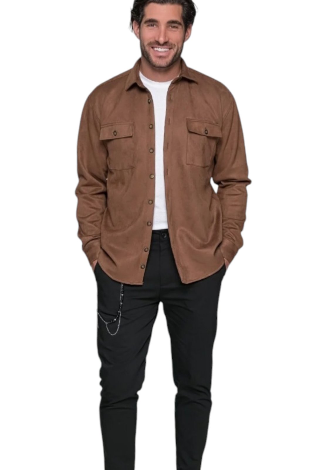 Πουκάμισο Alcantara BEN TAILOR - Καφέ