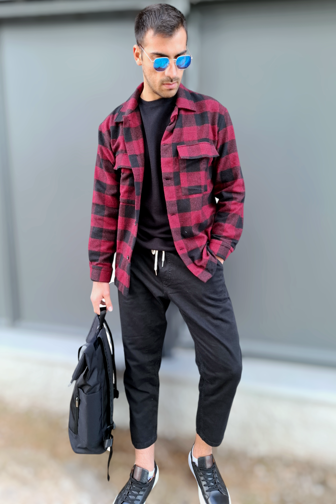 Πουκάμισο Overshirt Καρώ BISSARO