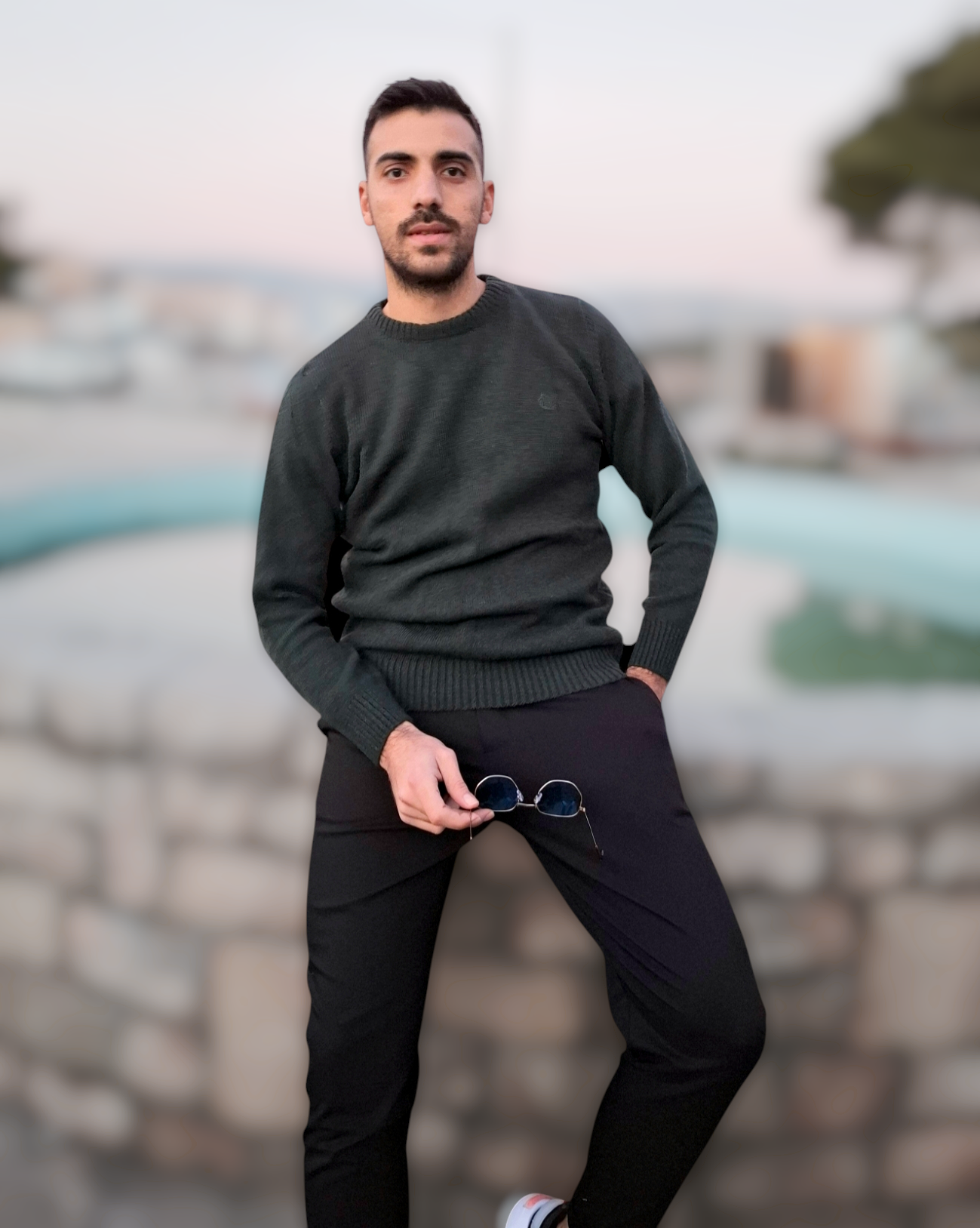 Πουλόβερ Μάλλινο BISSARO - Κυπαρισσί