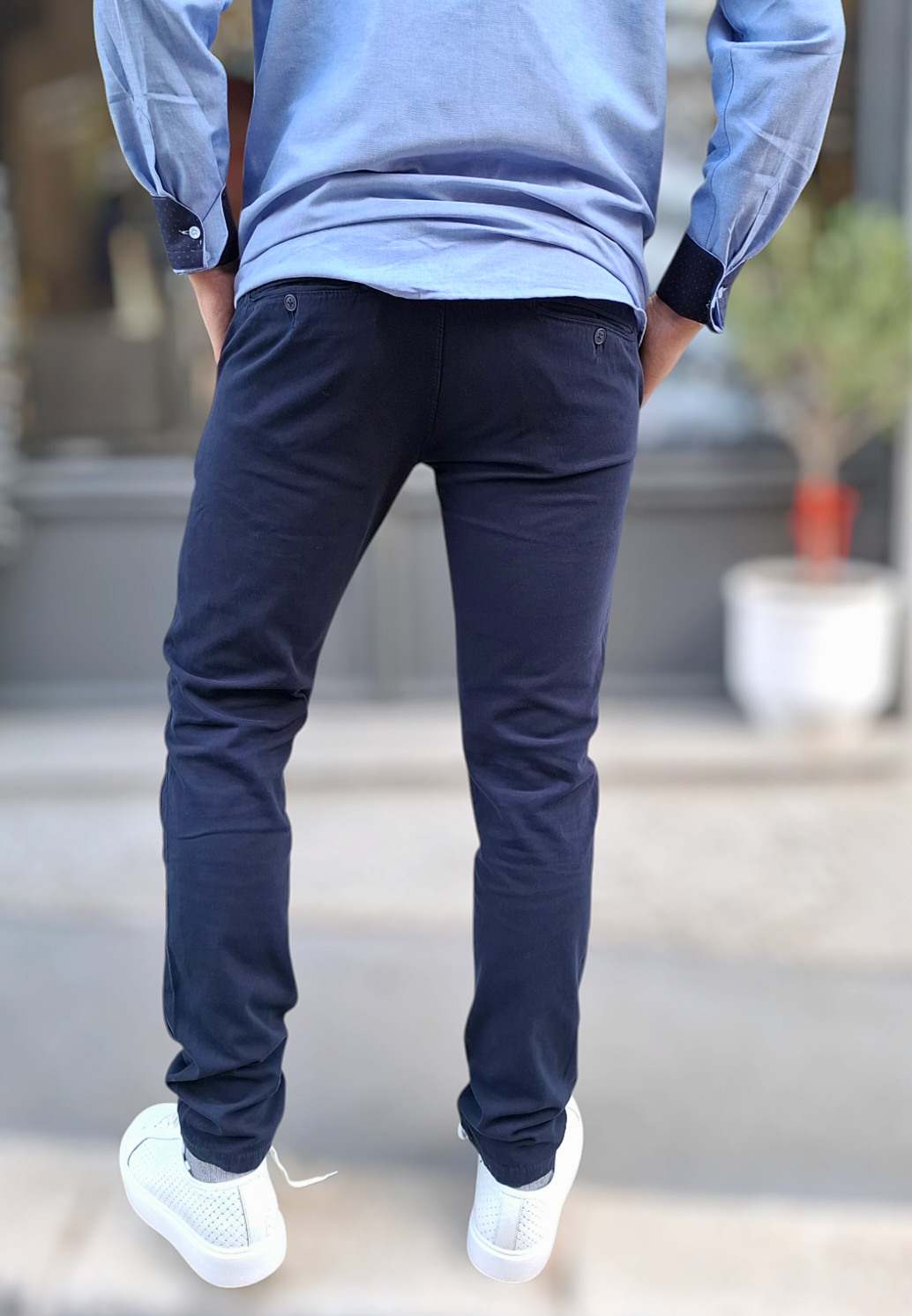 ΠΑΝΤΕΛΟΝΙ CHINO ΜΠΛΕ