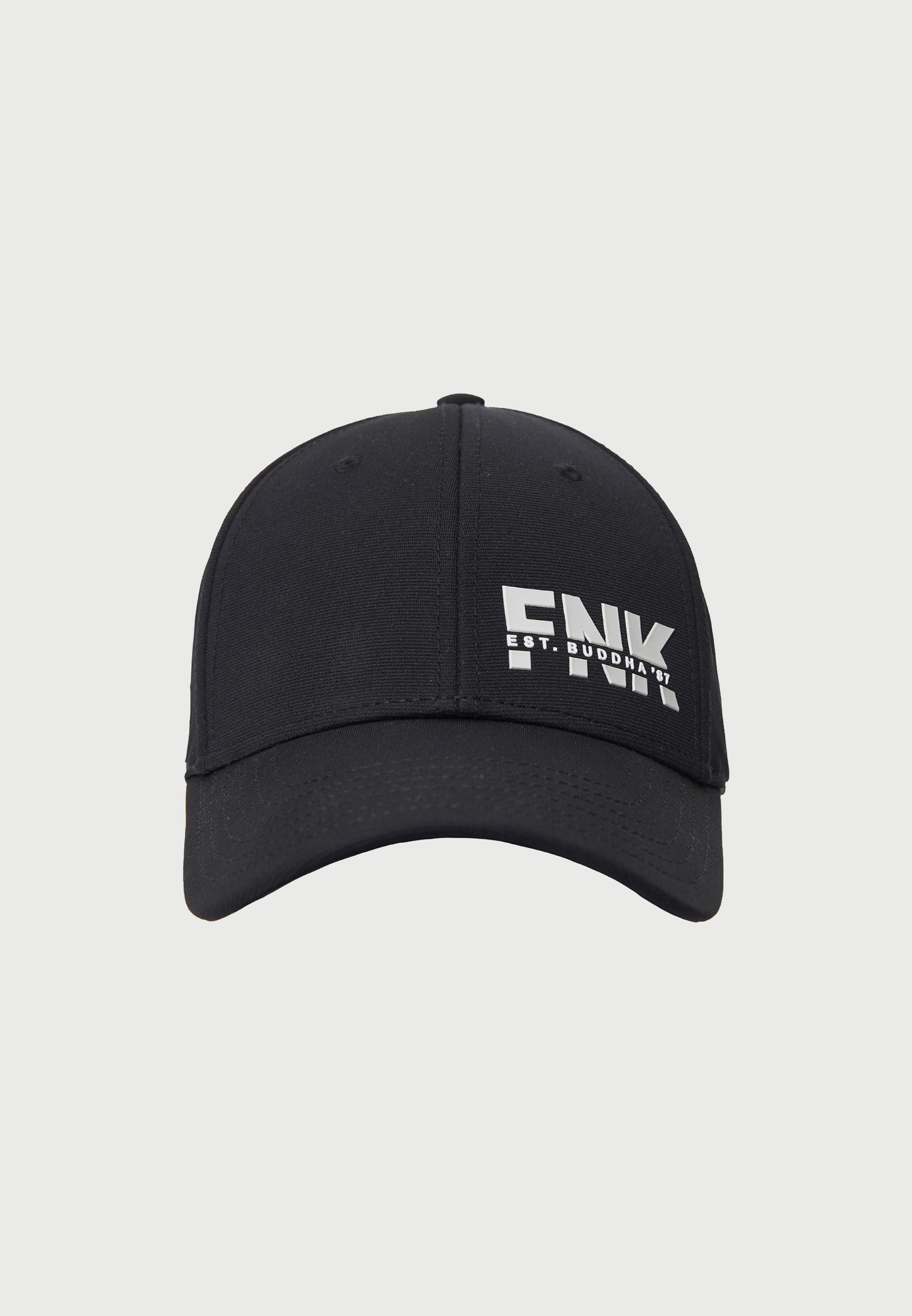 Ανδρικό Καπέλο Funky Buddha Branded Τύπωμα Μαύρο