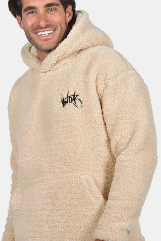 Φούτερ Γουνάκι Two Brothers - Μπέζ