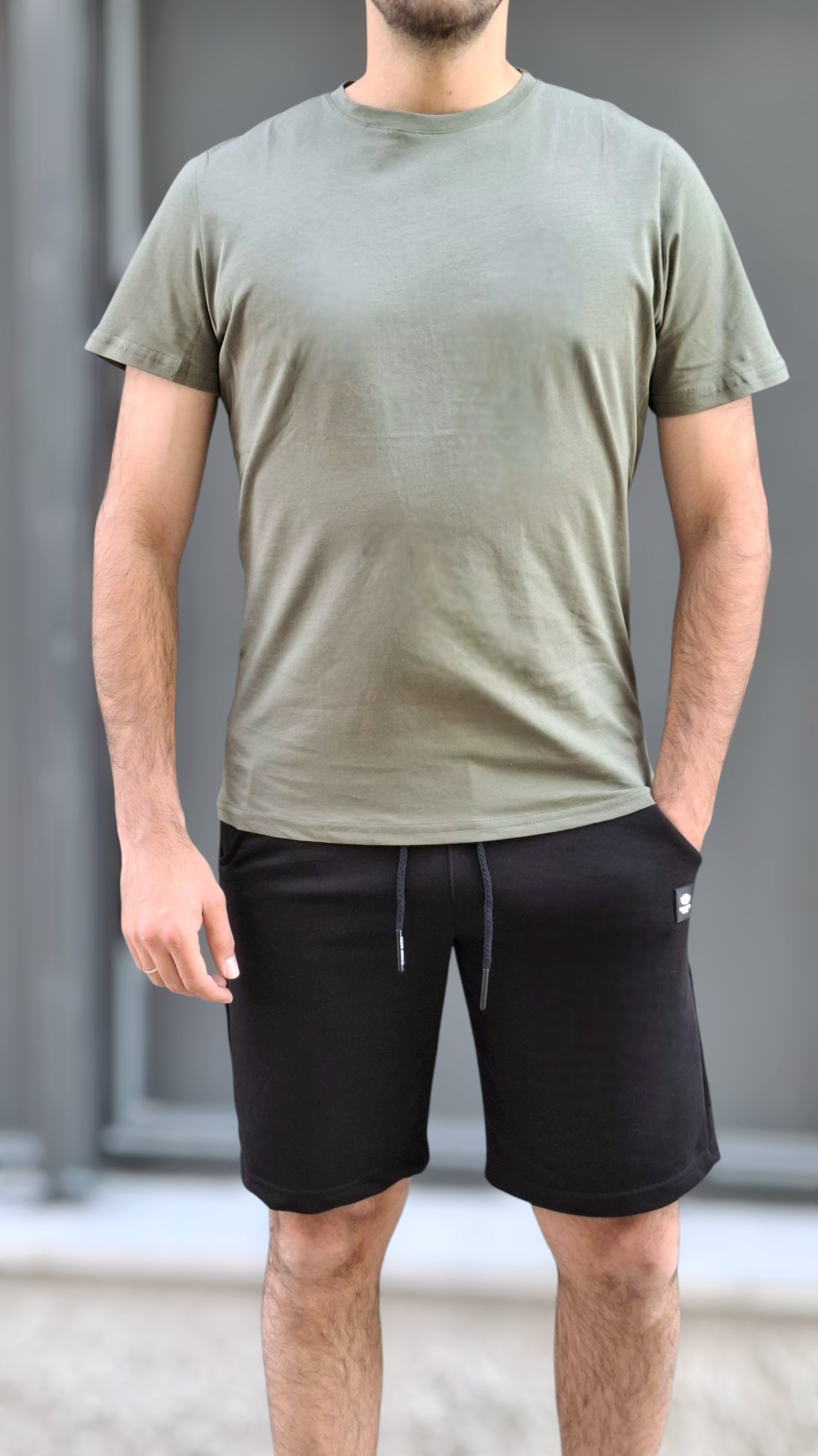 Casual T-shirt - Χακί