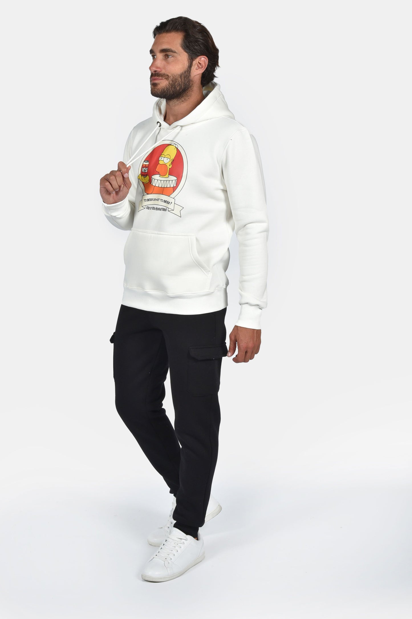 Hoodie Clever Simpsons - Λευκό