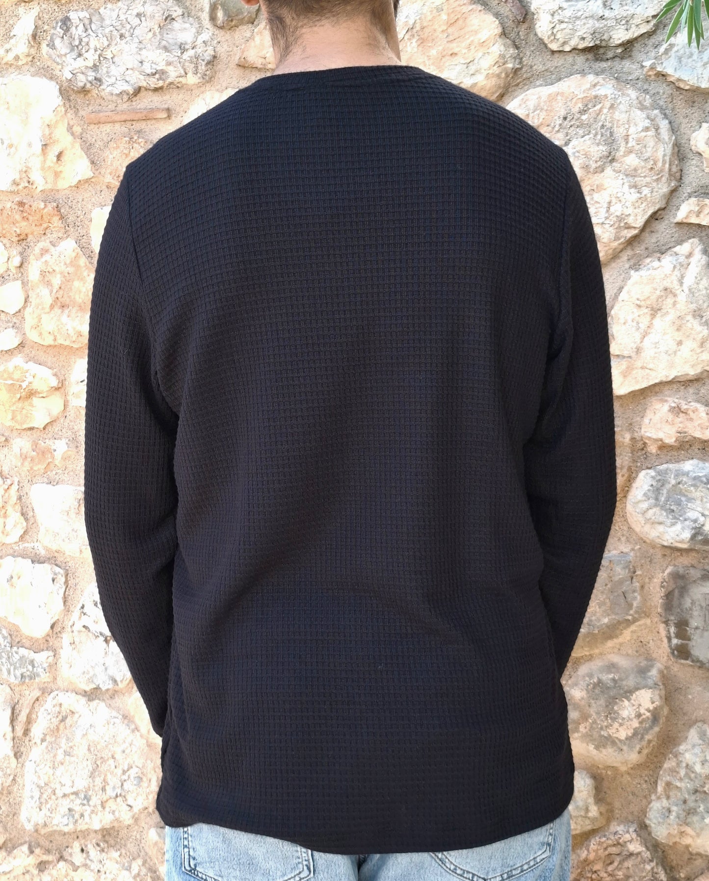 Μπλούζα Waffle Hackers - Μαύρο