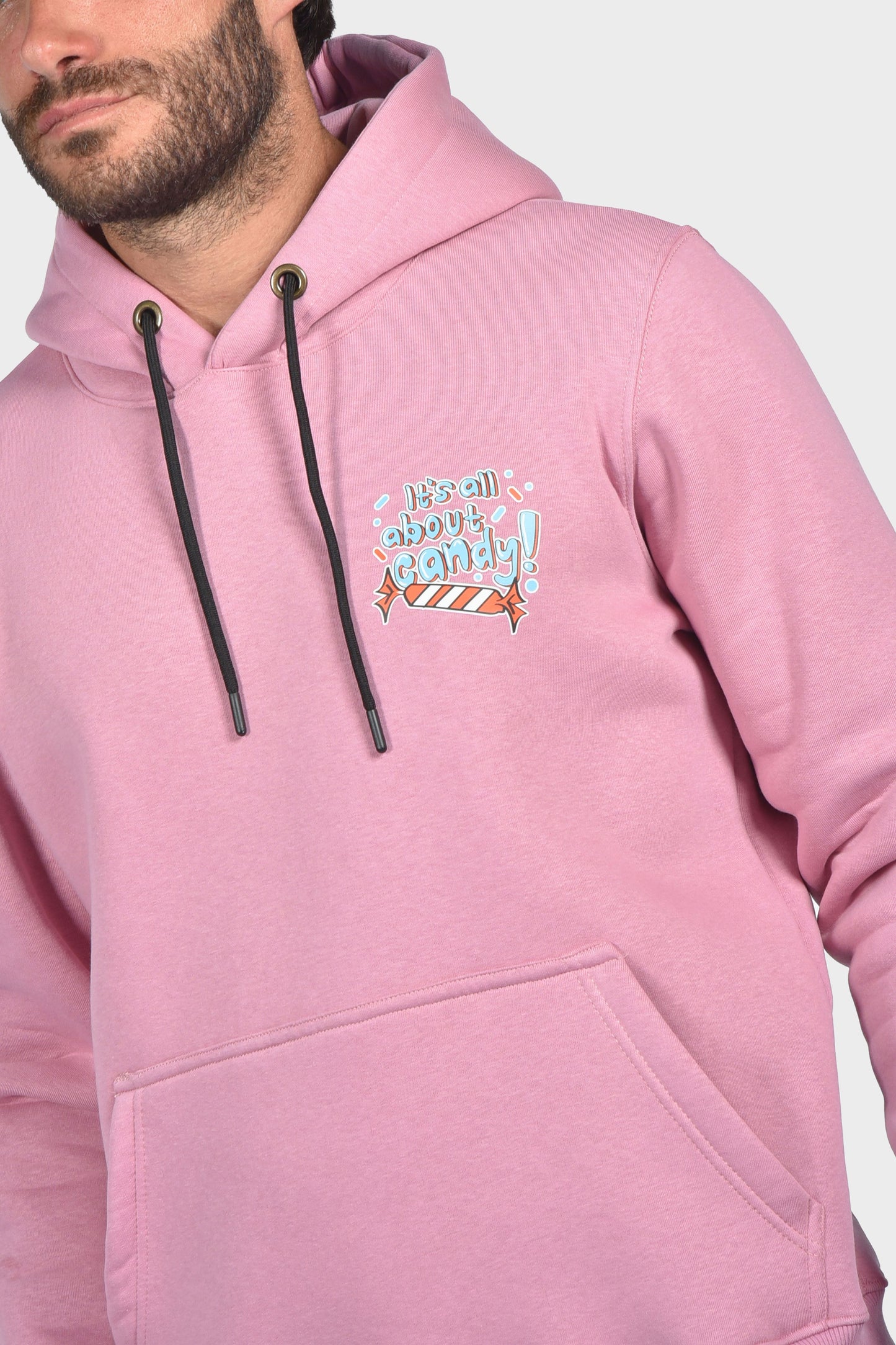 Φούτερ Hoodie Candy Logo - Ροζ
