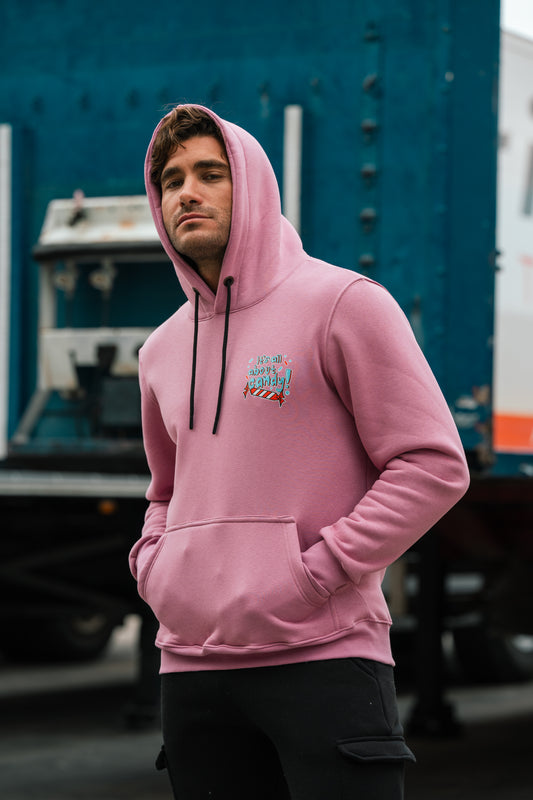 Φούτερ Hoodie Candy Logo - Ροζ