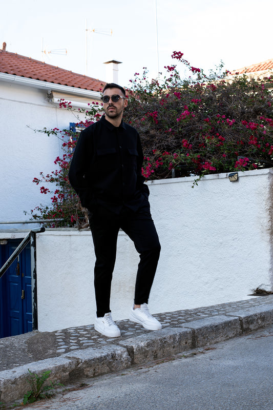 Πουκάμισο Hackers - Μαύρο