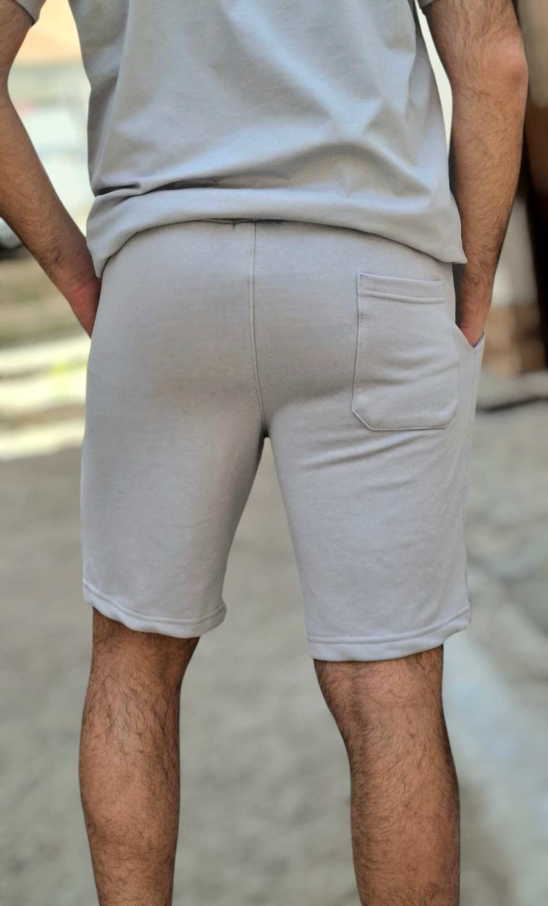 Αθλητική Βερμούδα New Wave Logo - Γκρι