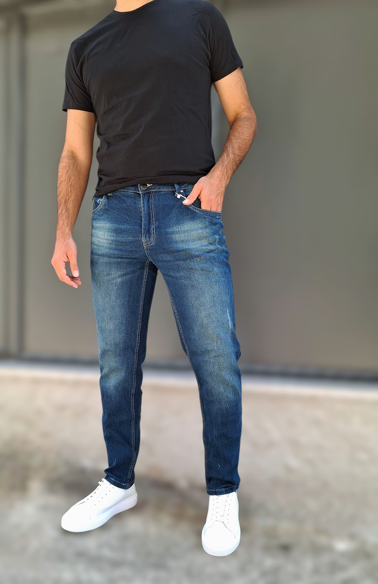 Basic T-shirt - Μαύρο