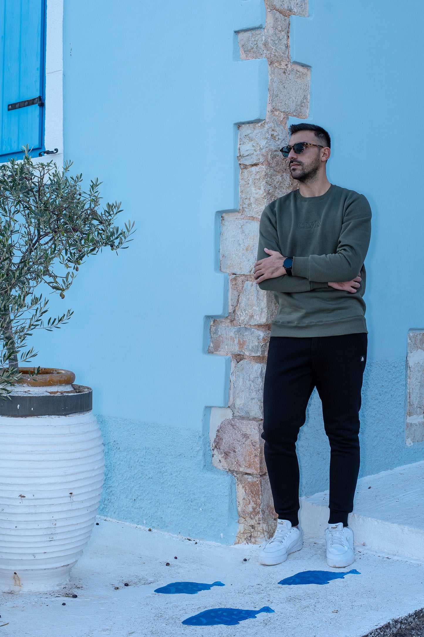 Παντελόνι Φούτερ Classic Hackers - Μαύρο