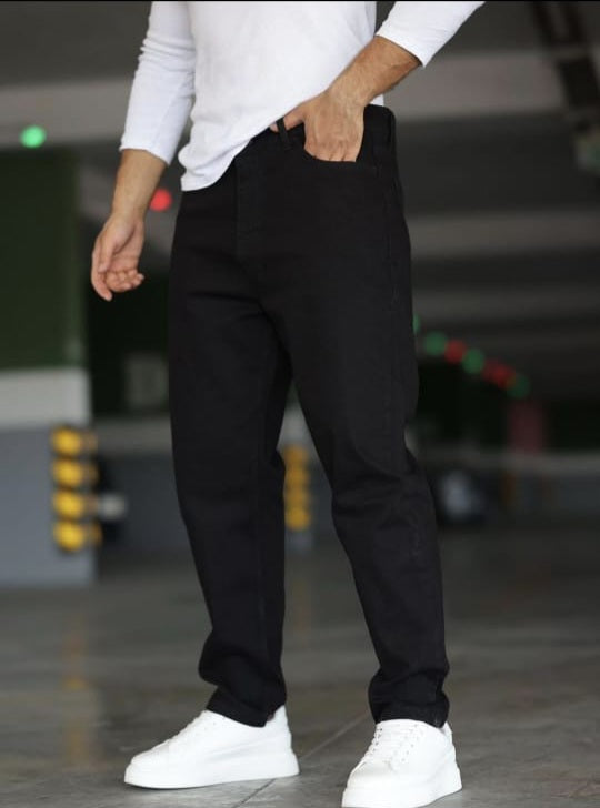 Παντελόνι Jean Loose Fit - Μαύρο