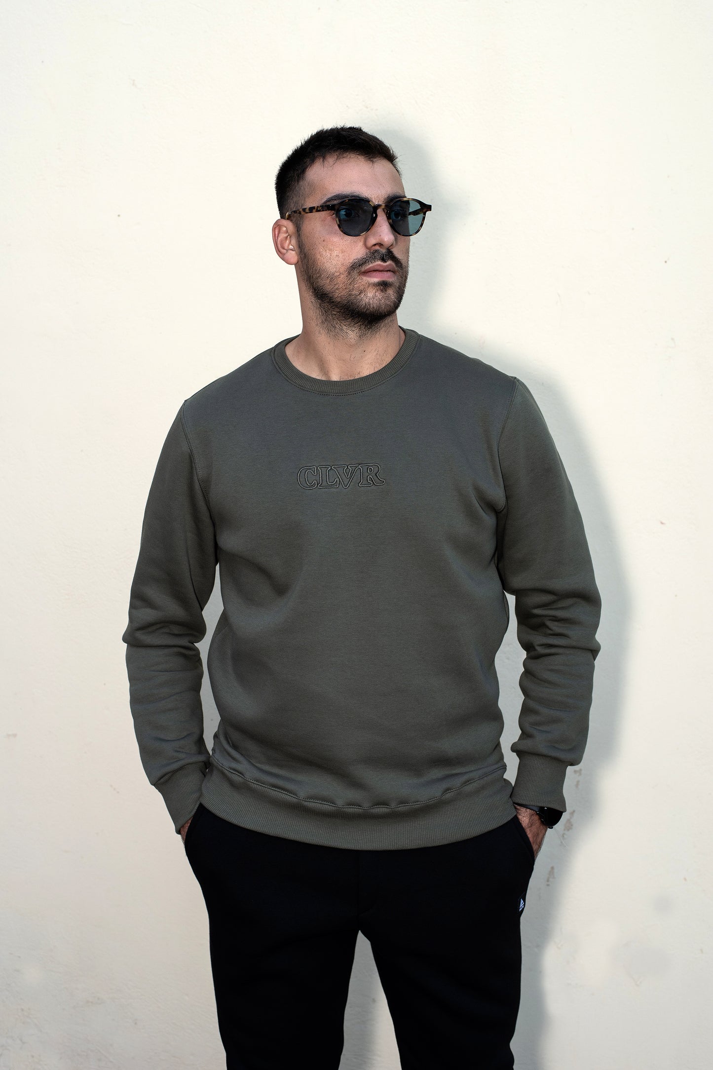 Μπλούζα Φούτερ Clever - Χακί