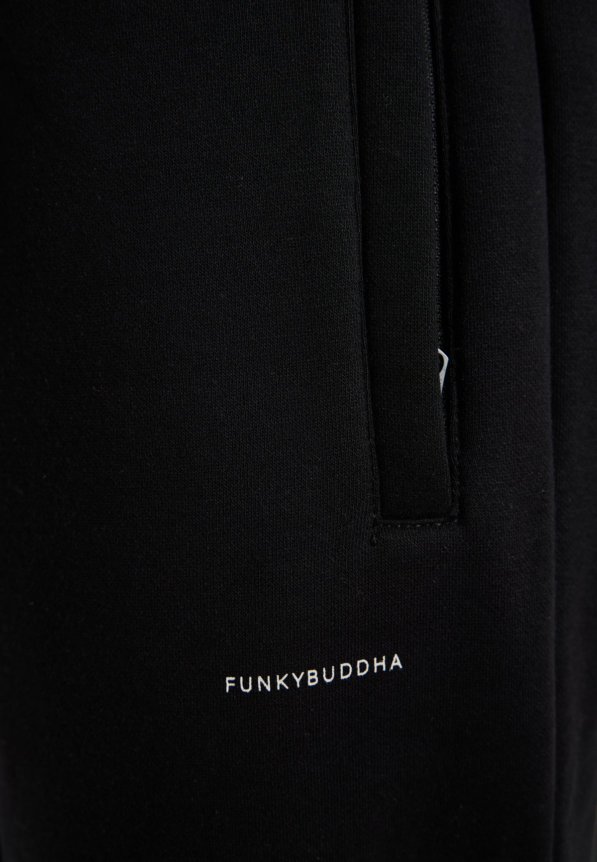 Ανδρική Φόρμα Jogger Funky Buddha Μαύρη