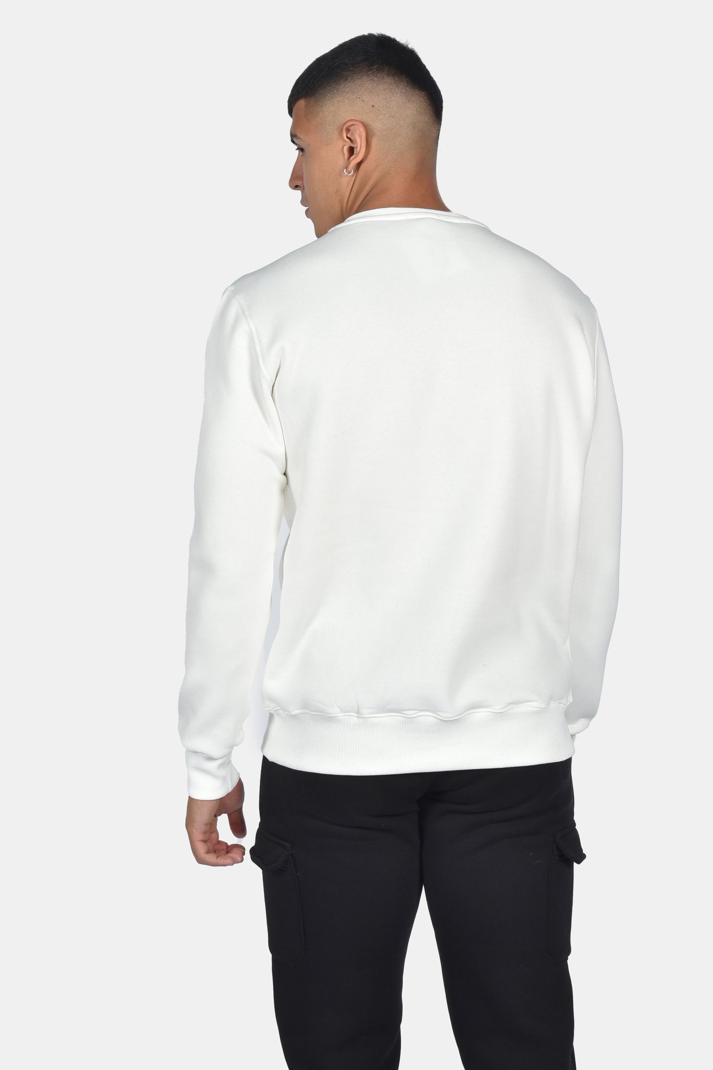 Μπλούζα Φούτερ Clever - Λευκή