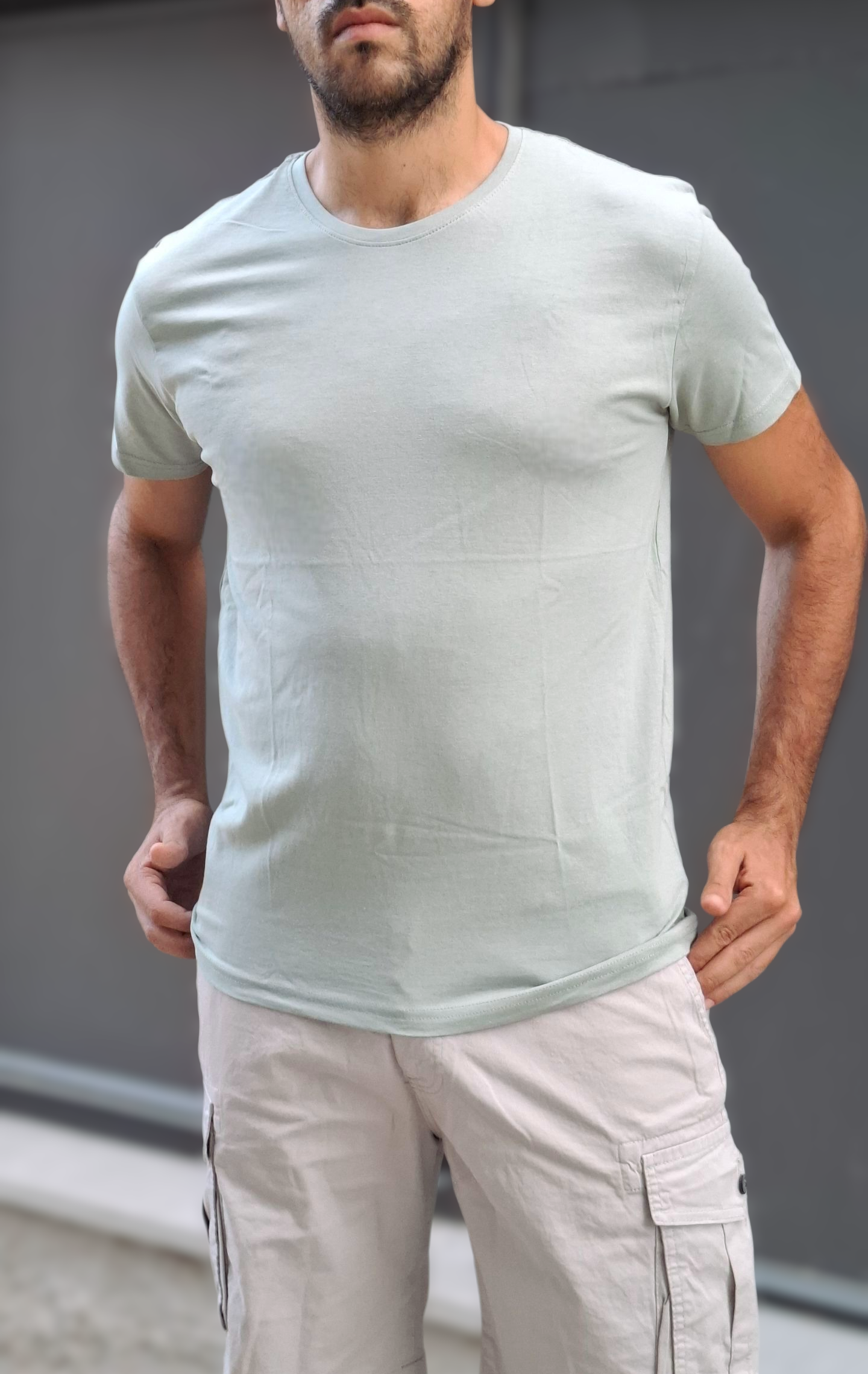 Basic T-shirt - Μέντα