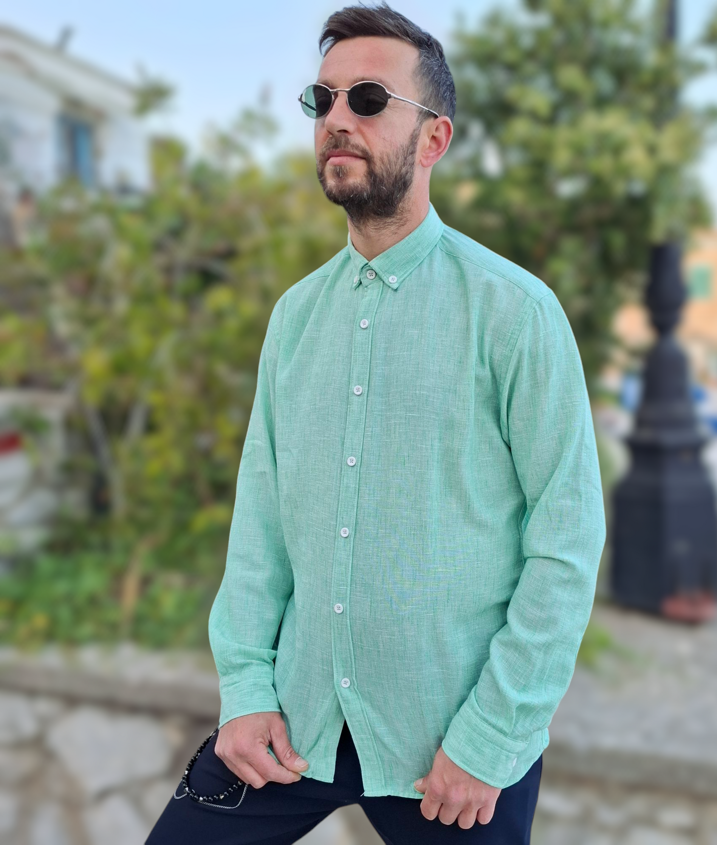 Πουκάμισο Jorge - Μέντα