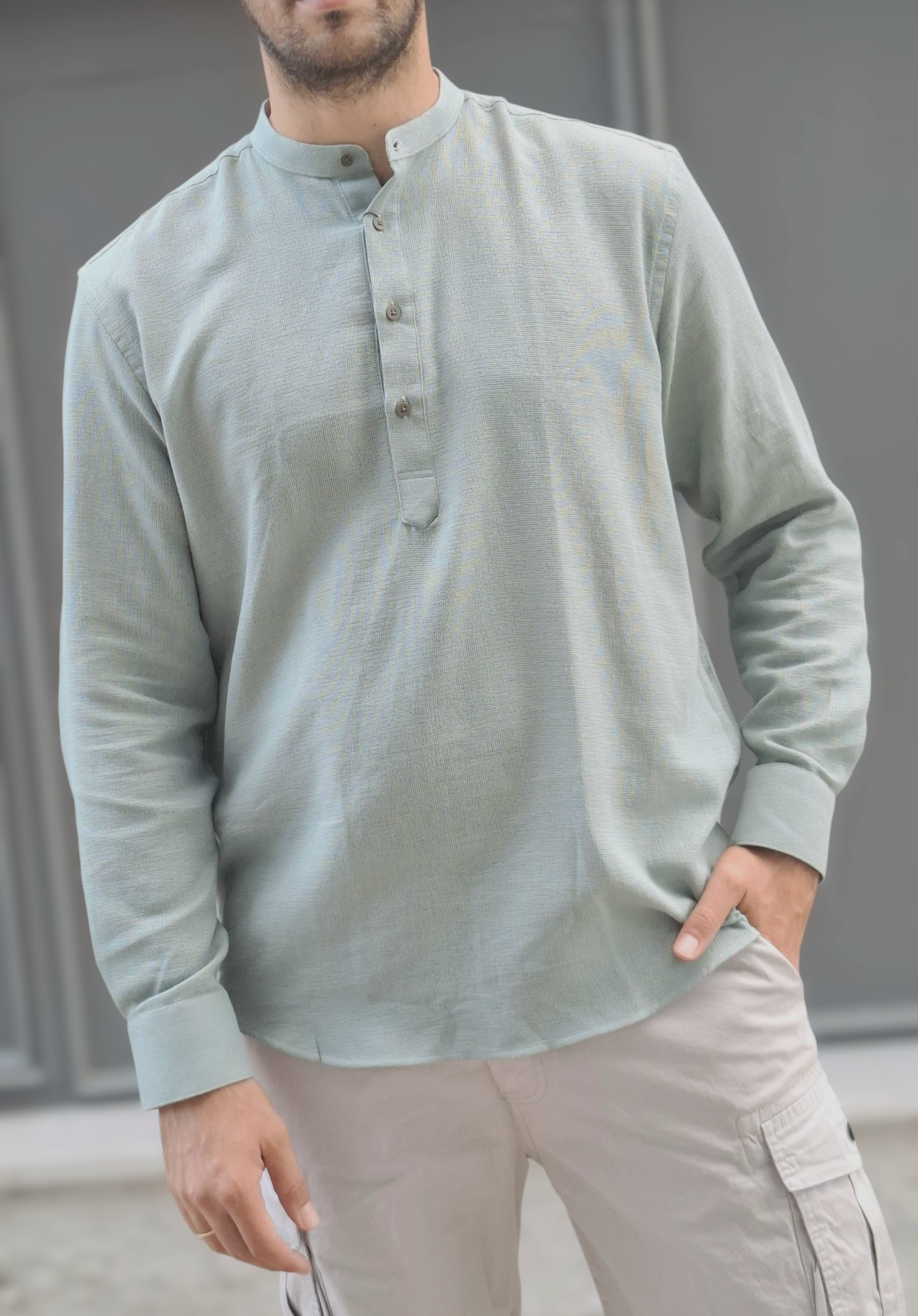 Πουκαμίσα Sunset - Μέντα