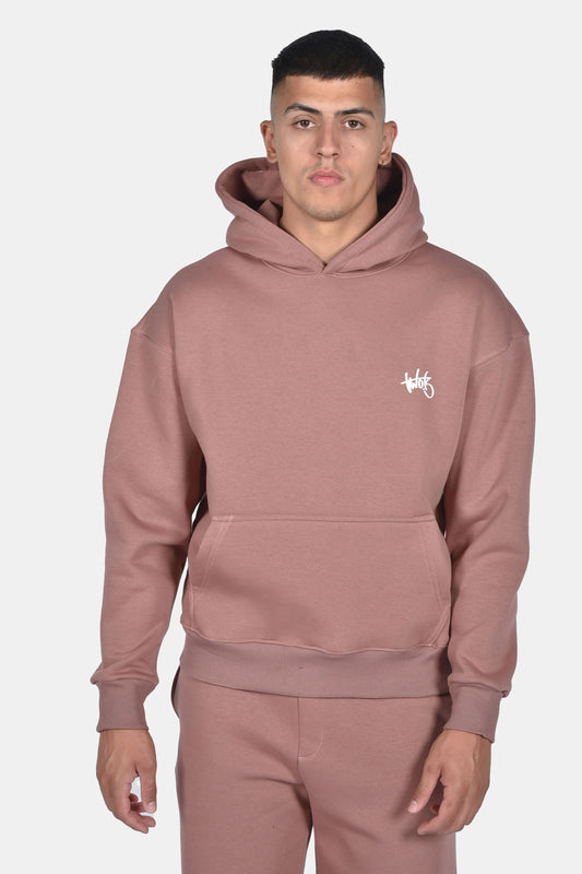 Oversize Hoodie Two Brothers Logo - Σάπιο Μήλο
