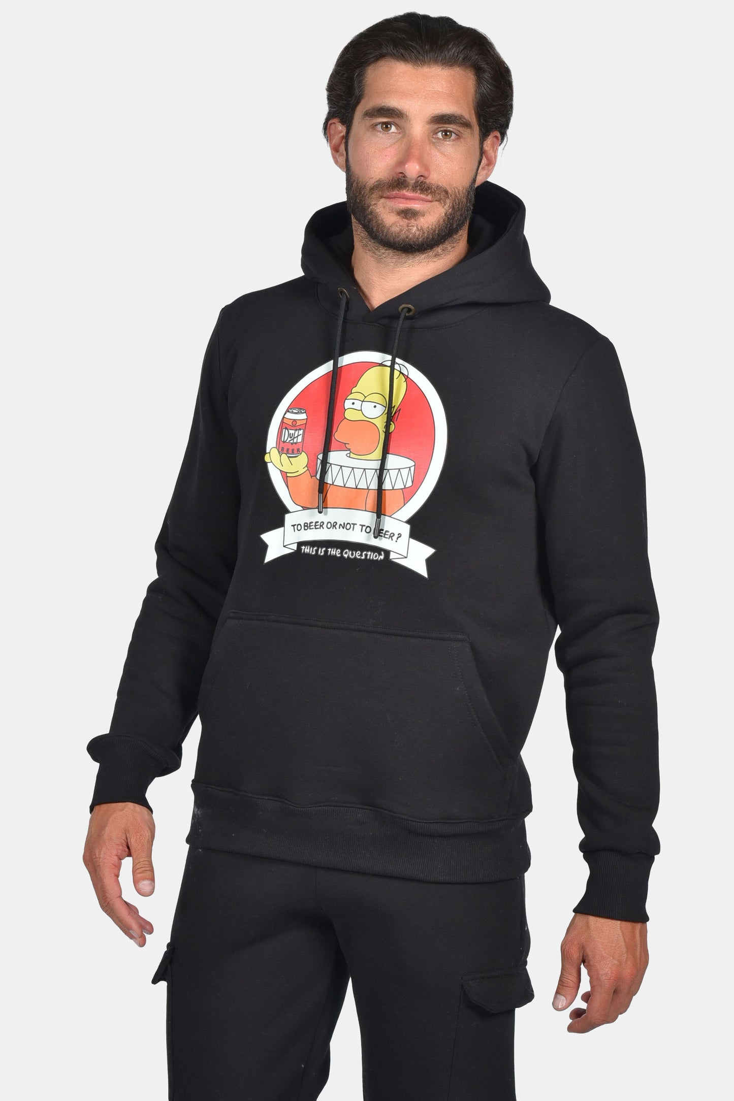 Hoodie Clever Simpsons - Μαύρο