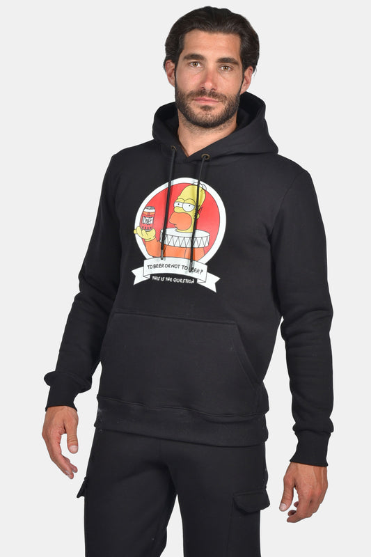Hoodie Clever Simpsons - Μαύρο