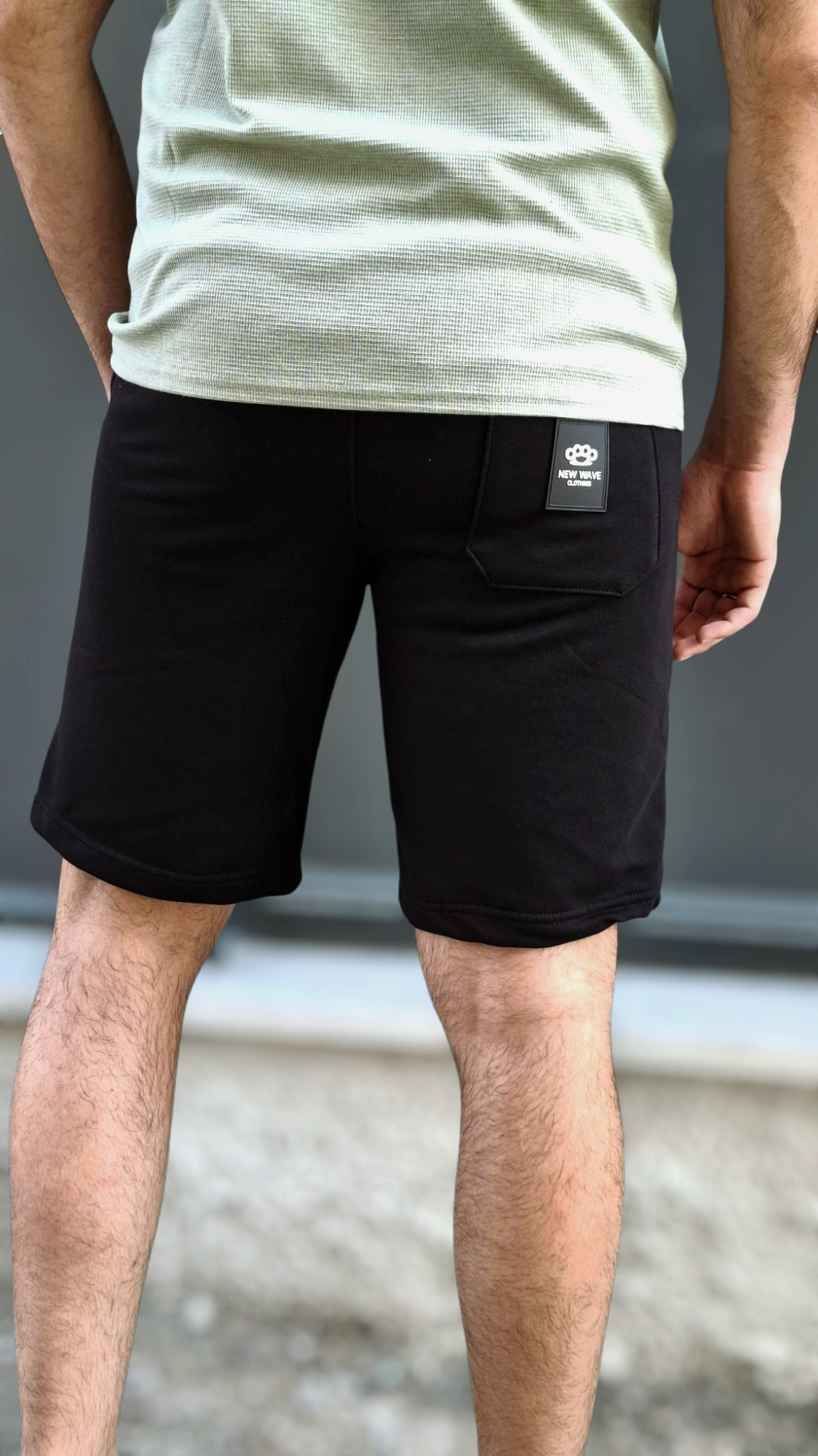 Αθλητική Βερμούδα Casual New Wave - Μαύρη