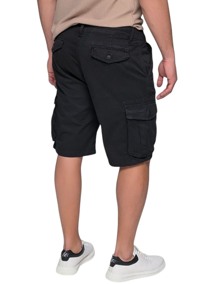 Βερμούδα Cargo Roots - Μαύρο