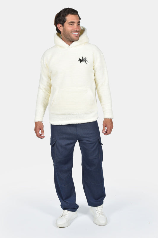 Φούτερ Γουνάκι Two Brothers - Εκρού