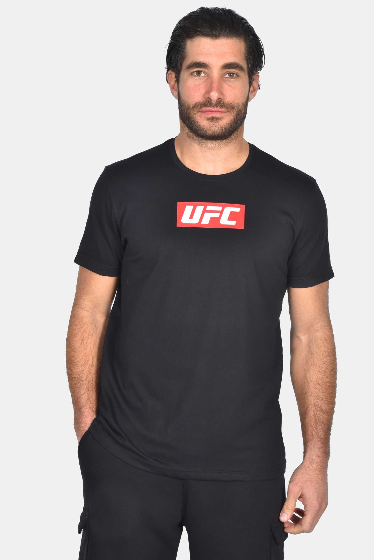 Ανδρικό T-Shirt UFC Μαύρο