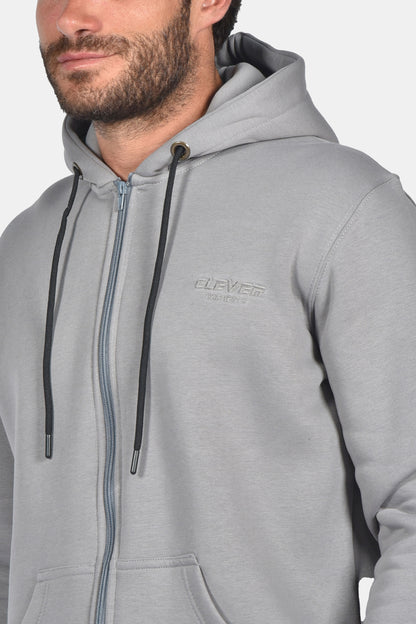 Ζακέτα Τρίκλωνη Clever  - Γκρί