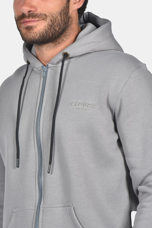 Ζακέτα Τρίκλωνη Clever  - Γκρί