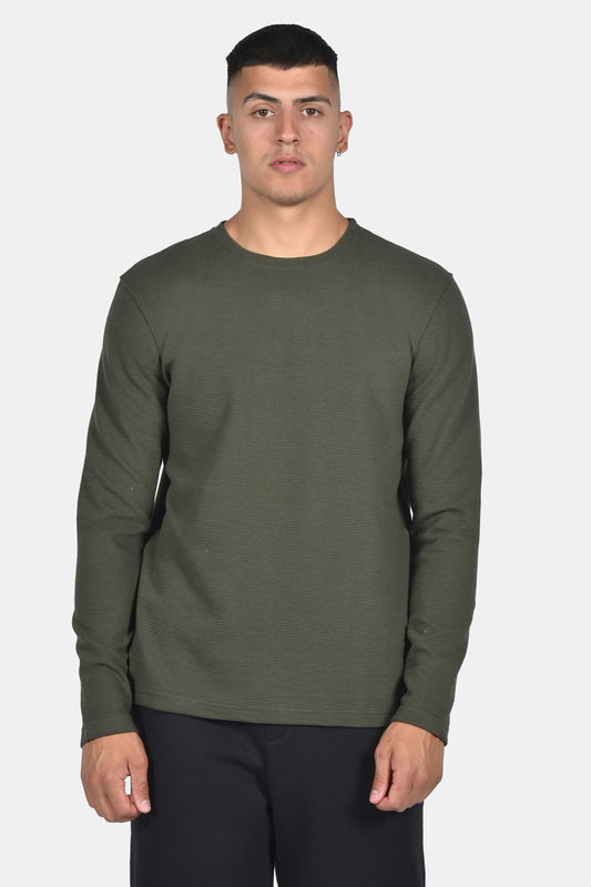 Μπλούζα Μακρυμάνικη Clever - Χακί