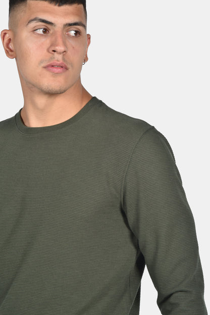 Μπλούζα Μακρυμάνικη Clever - Χακί