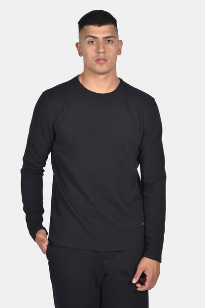 Μπλούζα Μακρυμάνικη Clever - Μαύρη