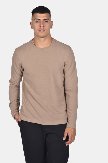 Μπλούζα Μακρυμάνικη Clever - Καφέ