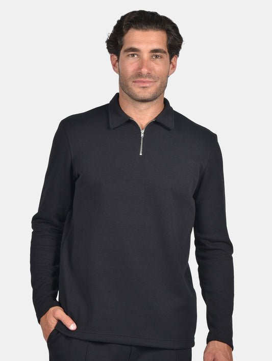 Μπλούζα Polo Two Brothers  - Μαύρη