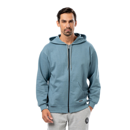 Ζακέτα Hoodie BODY MOVE - Blue Jean