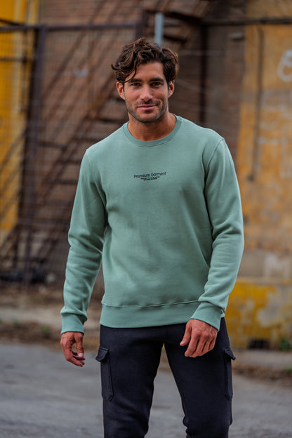 Μπλούζα Φούτερ Clever  - Μέντα