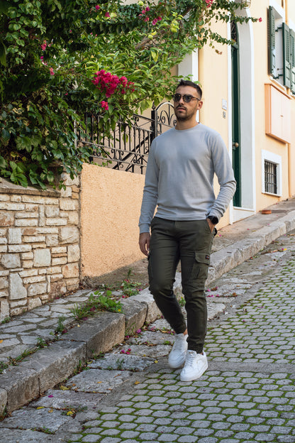 Μακρυμάνικη Μπλούζα Vanhipster - Ice Grey