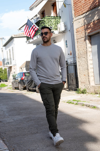 Μακρυμάνικη Μπλούζα Vanhipster - Ice Grey