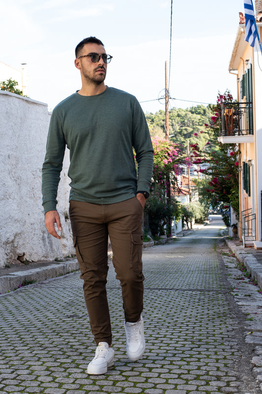 Μακρυμάνικη Μπλούζα Vanhipster - Sage Green