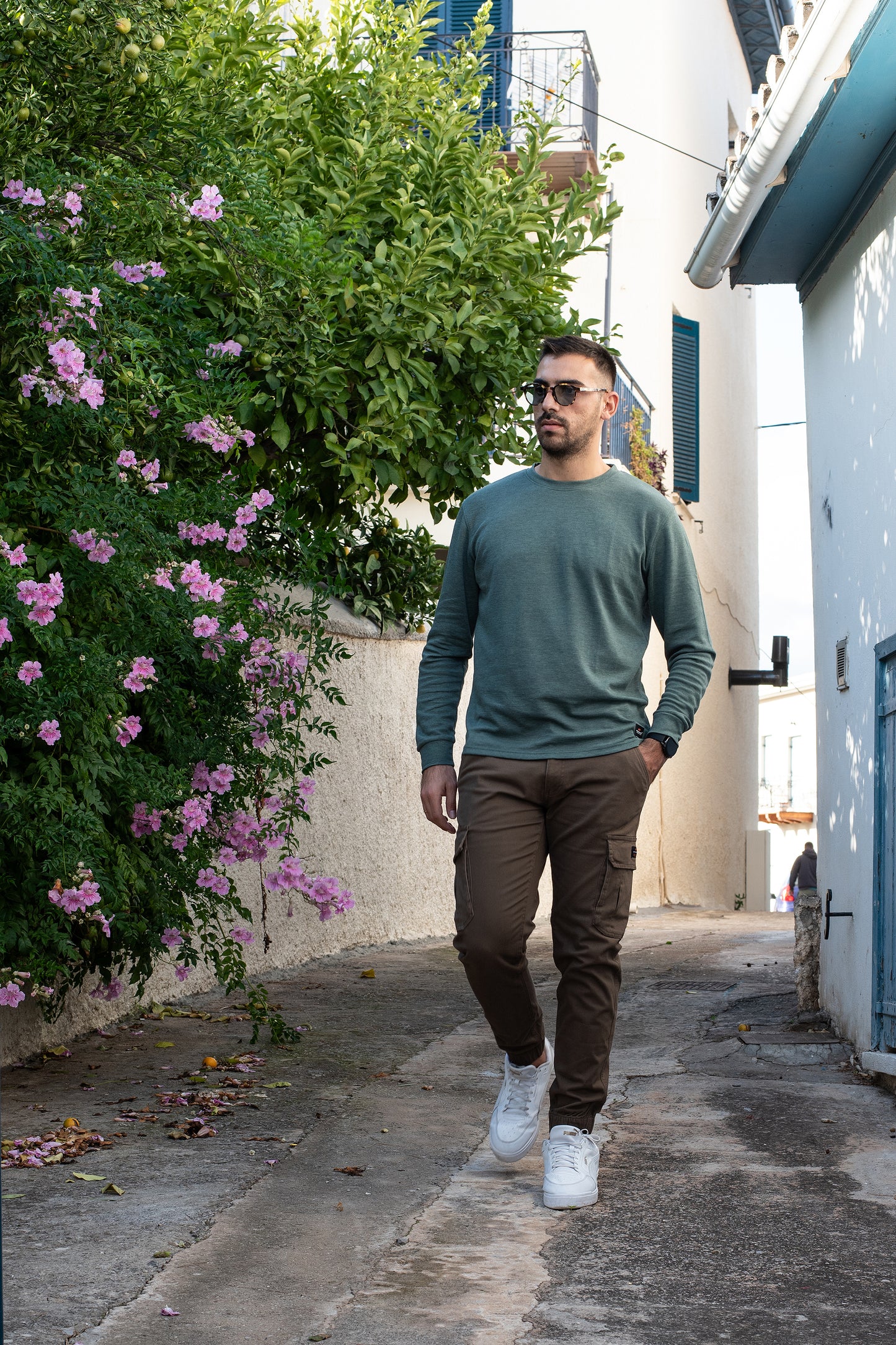 Μακρυμάνικη Μπλούζα Vanhipster - Sage Green