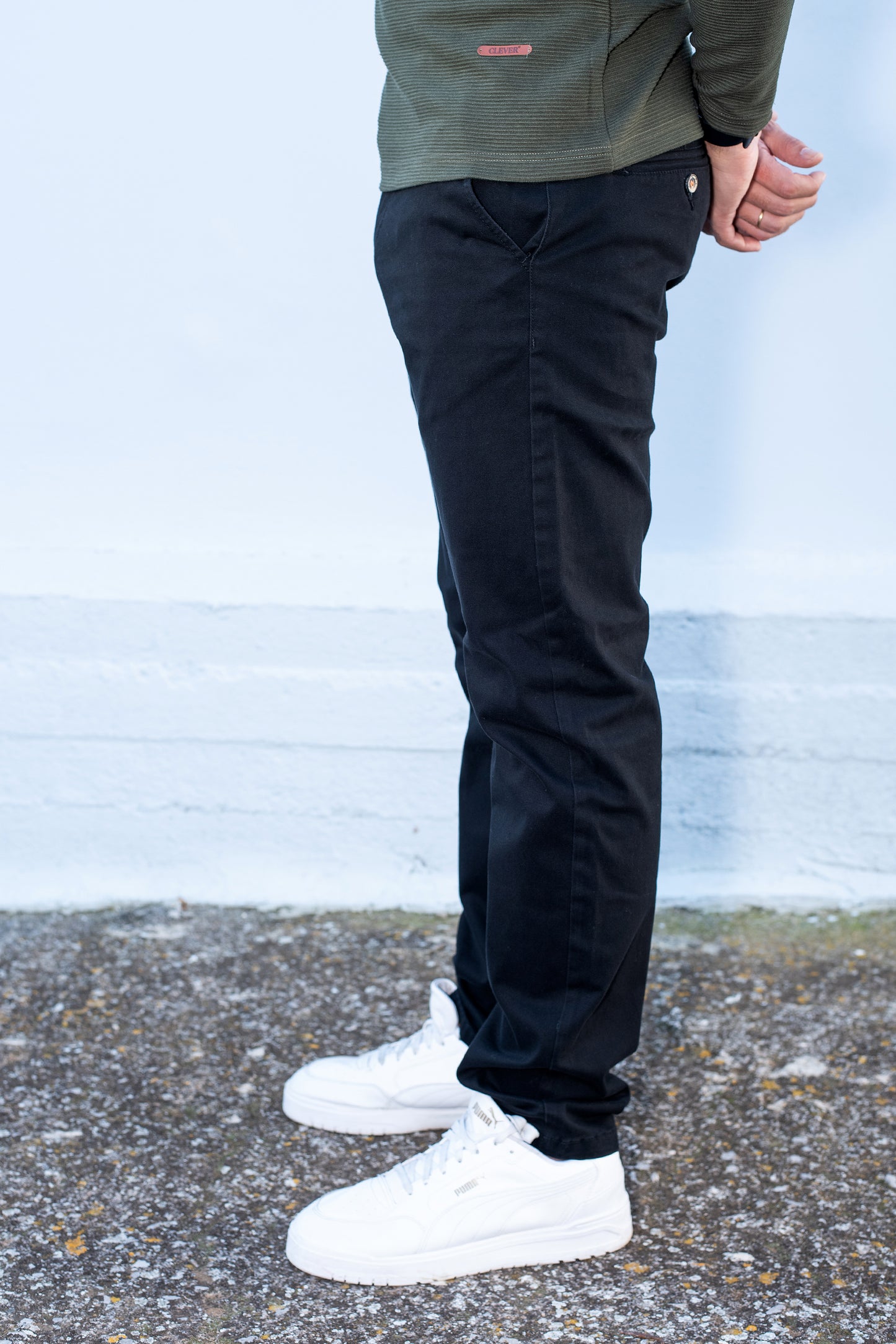 Παντελόνι Chino Vanhipster - Μαύρο