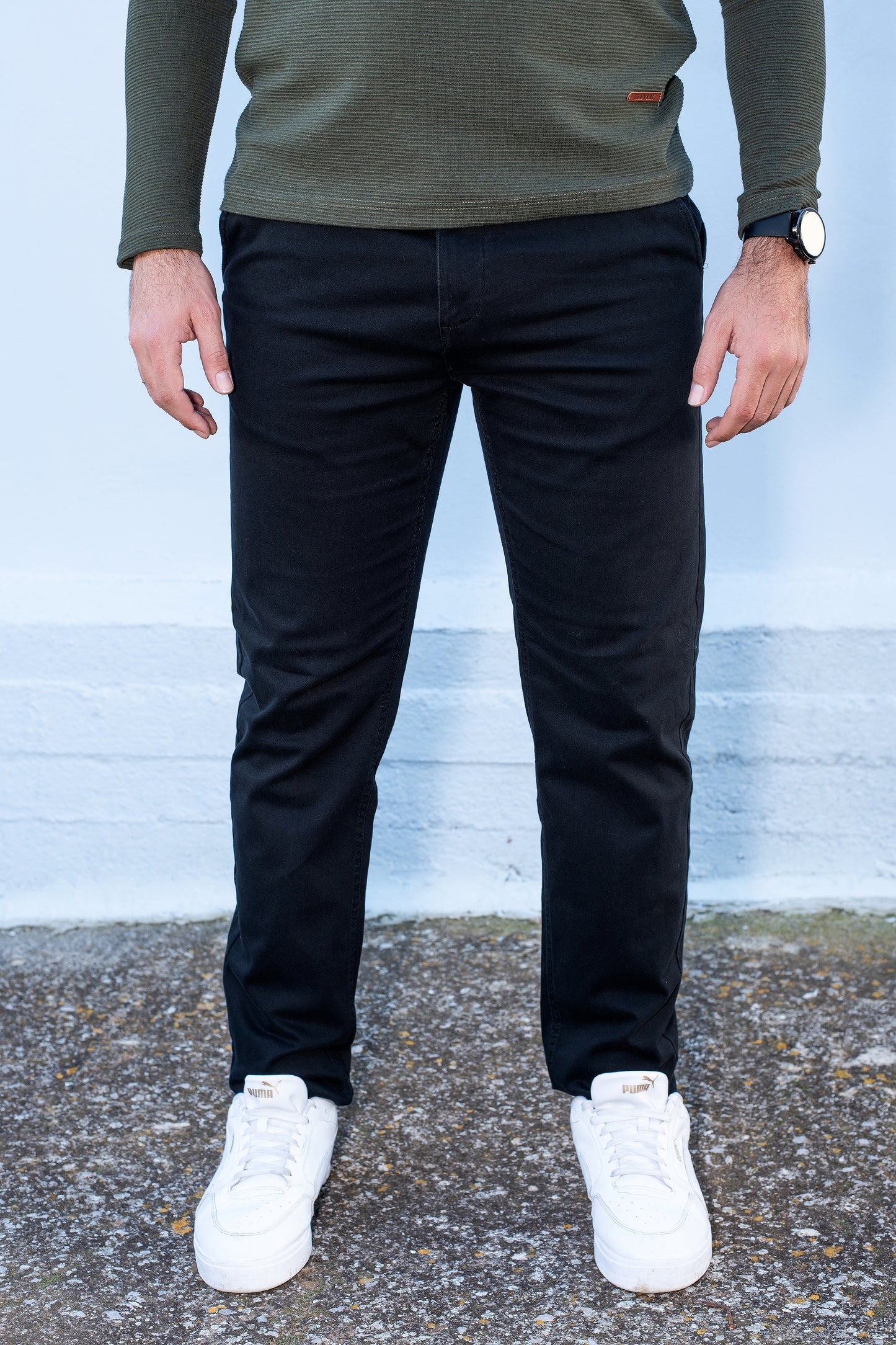 Παντελόνι Chino Vanhipster - Μαύρο